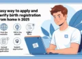 Easy way to apply and verify birth registration from home in 2025